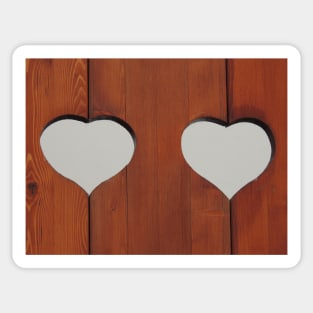 Two Hearts Sticker